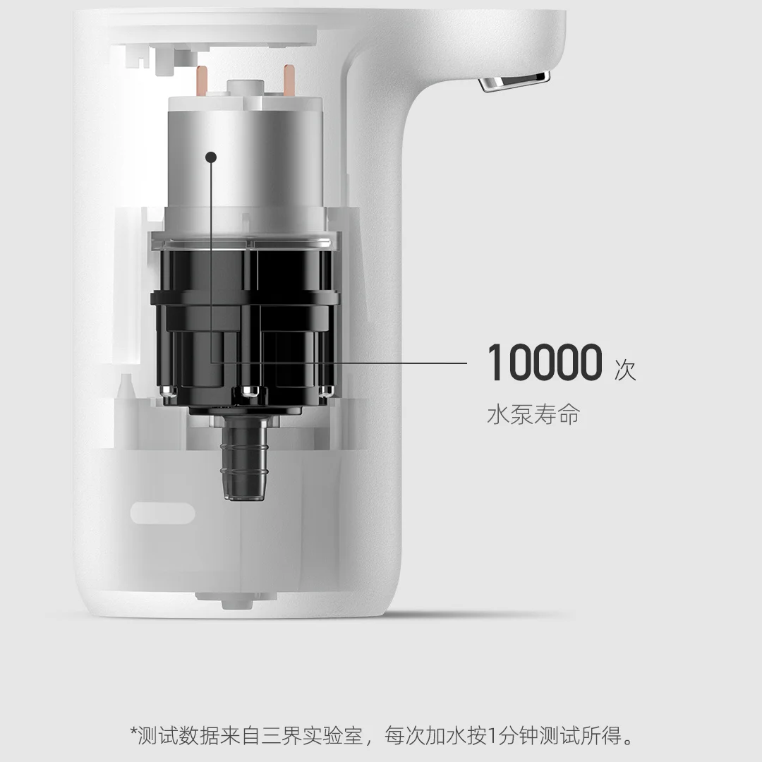 Новейший Xiaomi Mijia Youpin трехзонный Т1 бутилированный водяной насос цельная поилка для всех типов бутилированной воды белого цвета
