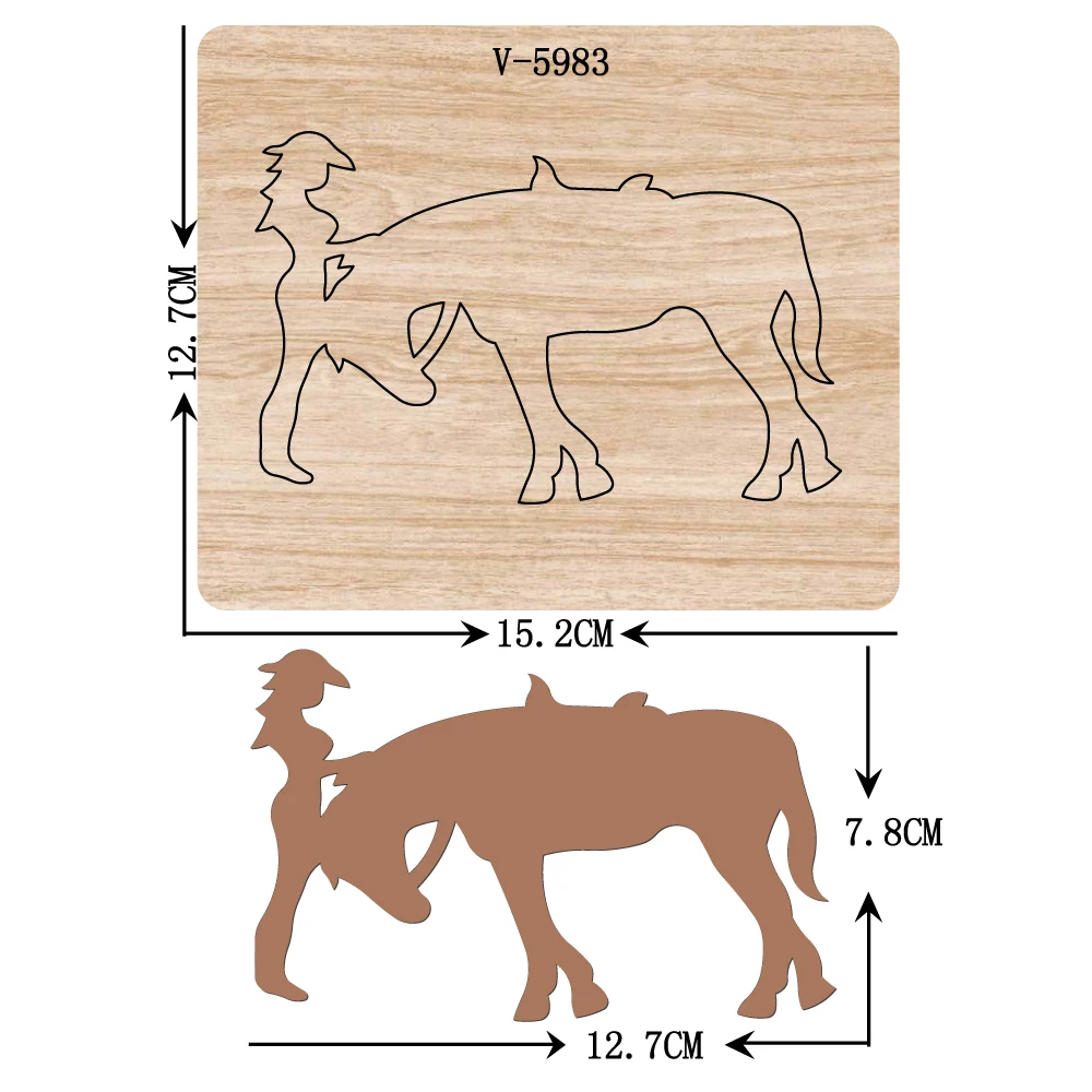 

New wooden dies cutting dies for scrapbooking Multiple sizes V-5983