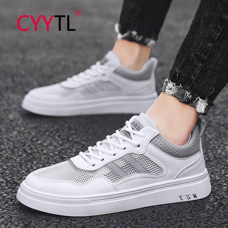 

CYYTL Men's Running Tennis Shoes Breathable Casual Sneakers Walking Students Running School Flats for Teenagers Zapatillas