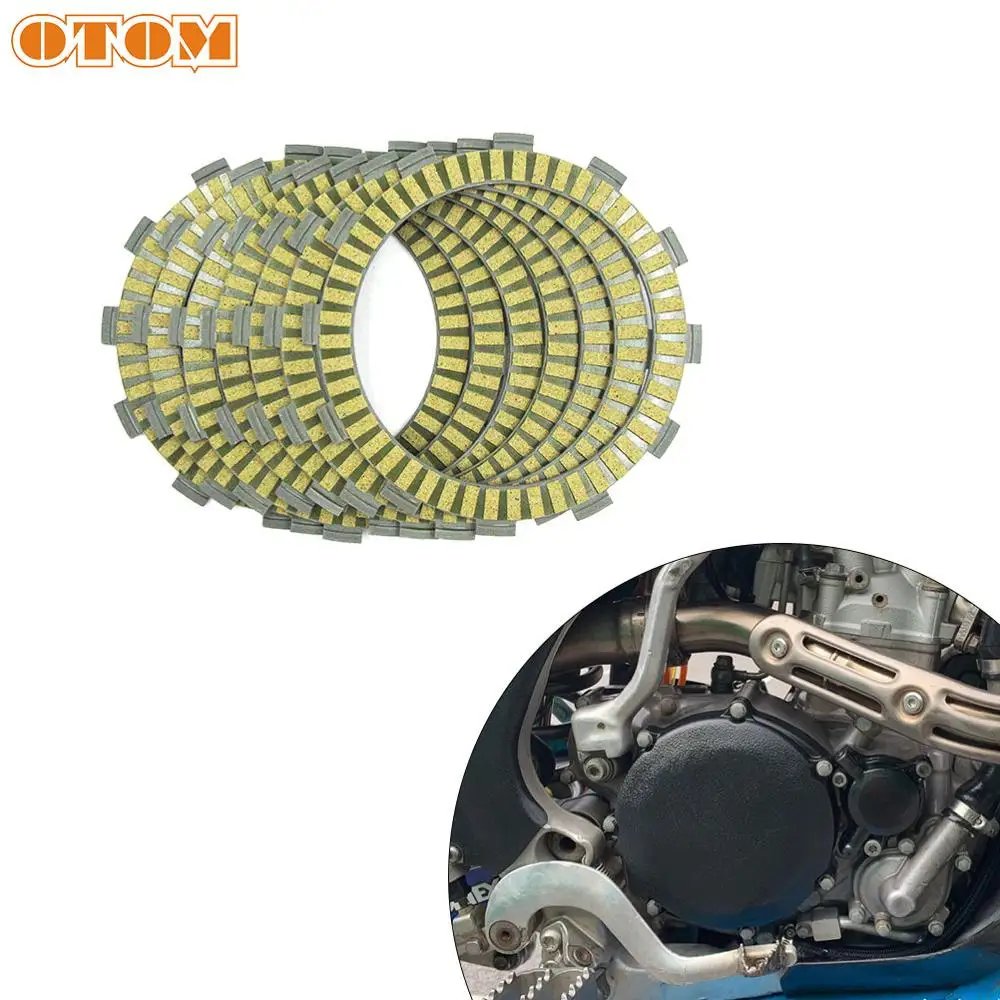 

Диски сцепления OTOM для мотоциклов YAMAHA YZ125 TT-R250 WR250R WR250X, 7 шт.