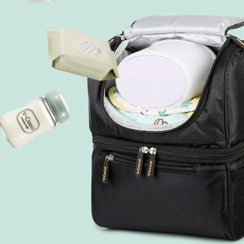 Newborn Insulation bag food storage box Breast Milk Preservation Backpack mummy picnic outdoor kids Food carrying BNA005