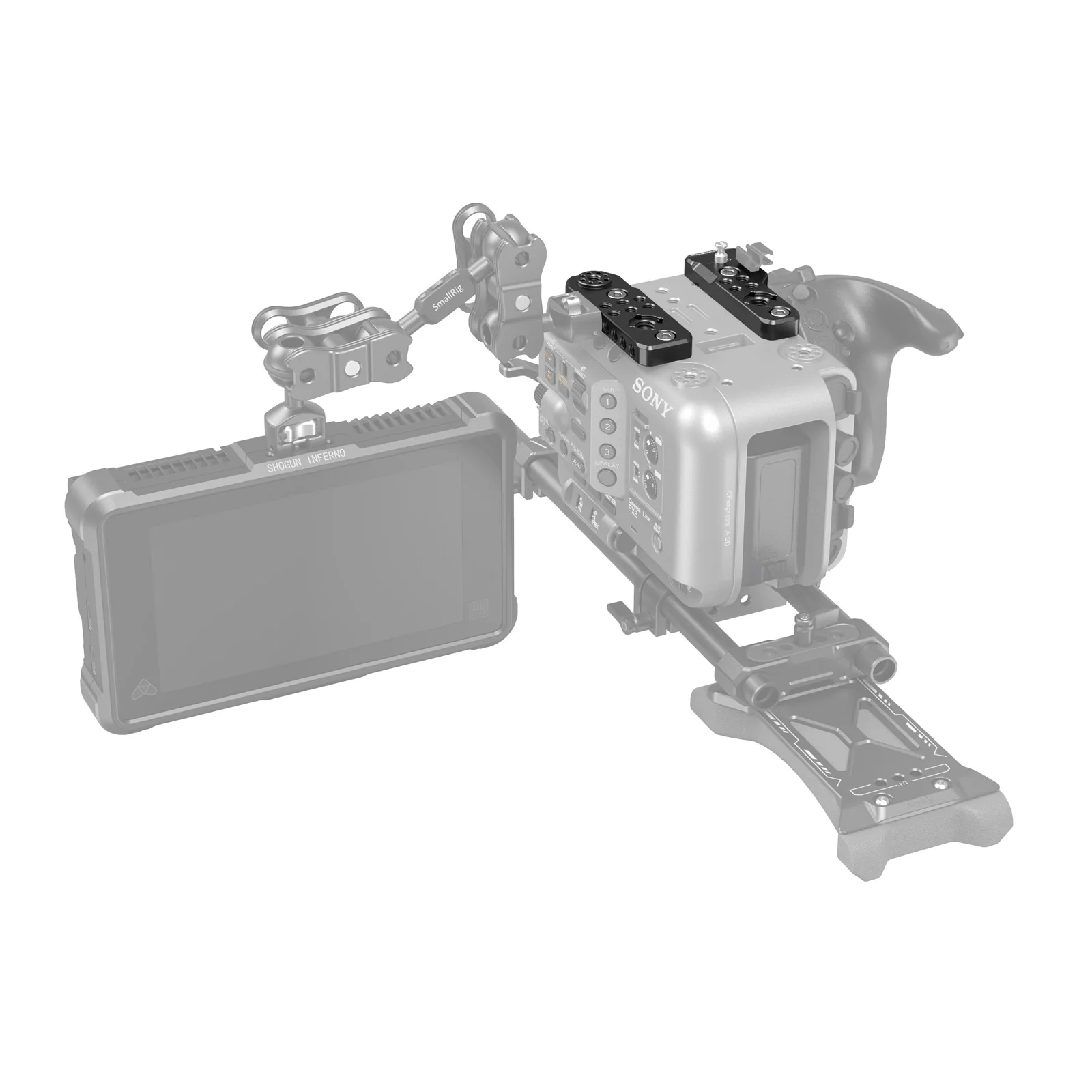Верхняя пластина SmallRig для Sony FX6 с несколькими резьбовыми отверстиями 1/4 дюйма-20