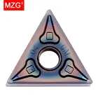 Токарный станок MZG TNMG 160404 08 ZP1530 с ЧПУ, твердая токарная пластина из титанового сплава, твердосплавная вставка для резки MTFN MTUN, 10 шт.
