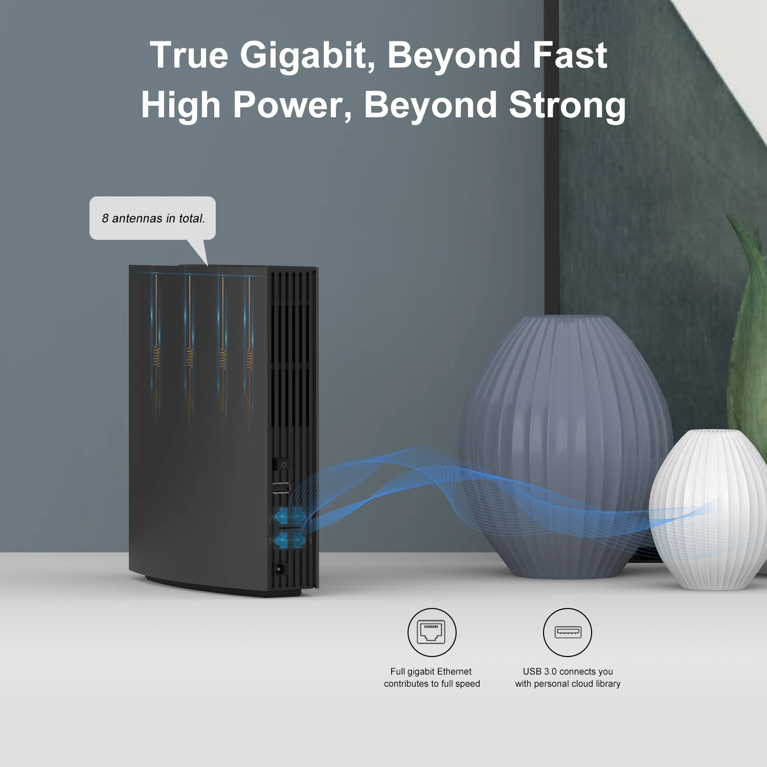 Wavlink AC3200 умный WiFi роутер двухдиапазонный MU-MIMO гигабитный для дома беспроводной