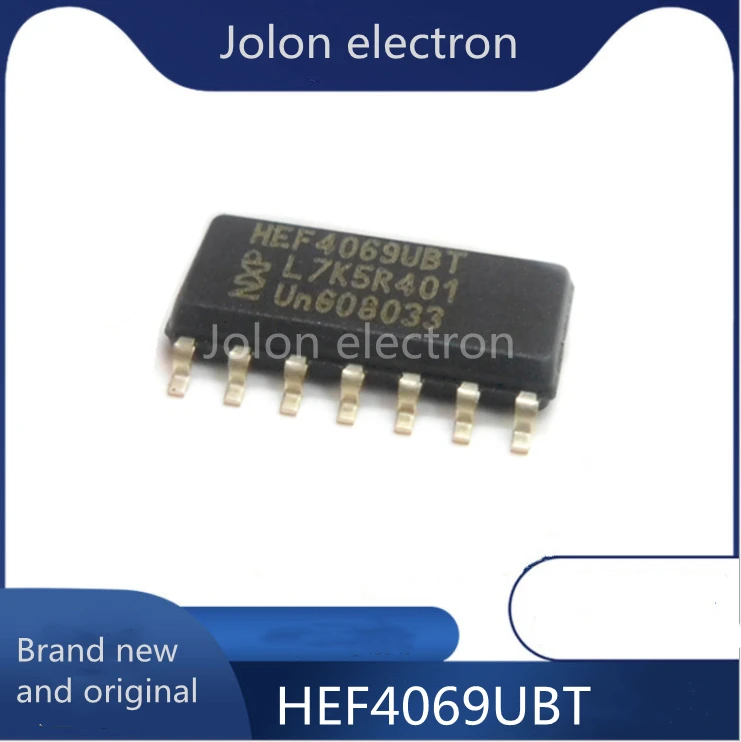 

New Hef4069 HEF4069UBT Patch SOP14 six inverters, logic chips
