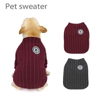 bulldog clothes autumn and winter coat dog suit baseball sweater dog tuxedo dog costume black puppy clothes dog sweater