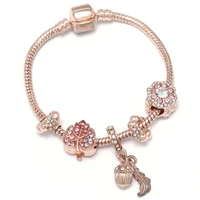 new summer daisy charm charms bracelets for women diy flowers pendant fine bangles female bracelet jewelry gifts
