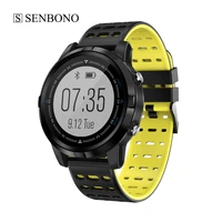 senbono new ip68 waterproof lcd translucent screen gps smart watch n105 heart rate sleep men women smartwatch for ios android