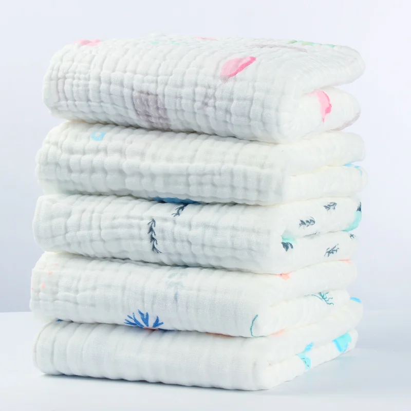 

6 Layers Babies Newborn Cocoon Hydrophilic Cloths Cotton Muslin Swaddling Baby Blankets For Newborns Baby Swaddle Wrap