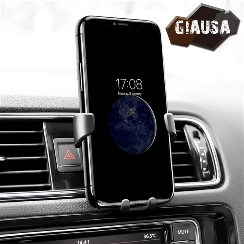 Автомобильный держатель для телефона GIAUSA Gravity универсальный магнитный iPhone Samsung