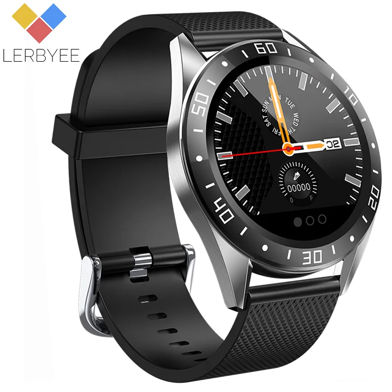Смарт часы Lerbyee GT105 с поддержкой Bluetooth пульсометром и тонометром|Смарт-часы| |