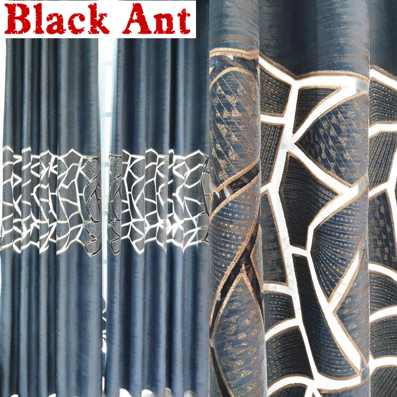 Nordic светильник Роскошная Геометрическая плотные Шторы для Гостиная Спальня