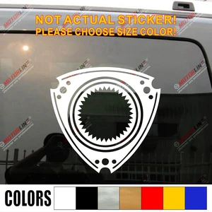 Поворотный двигатель Wankel Автомобильная Наклейка Виниловая наклейка подходит для Mazda 3 6 CX-5 RX7 RX8 высечка выберите цвет и размер