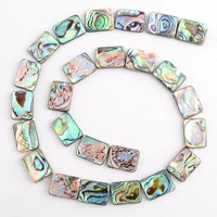 2 strands high quality rectangle abalone shell beads for jewelry making strand 15 for bracelet necklace making
