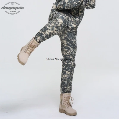 acu pants Армейское камуфляжное пальто, военная тактическая куртка, военная одежда, верхняя одежда, мягкая оболочка, водонепроницаемая ветрозащитная куртка, комплект - Цвет: acu pants