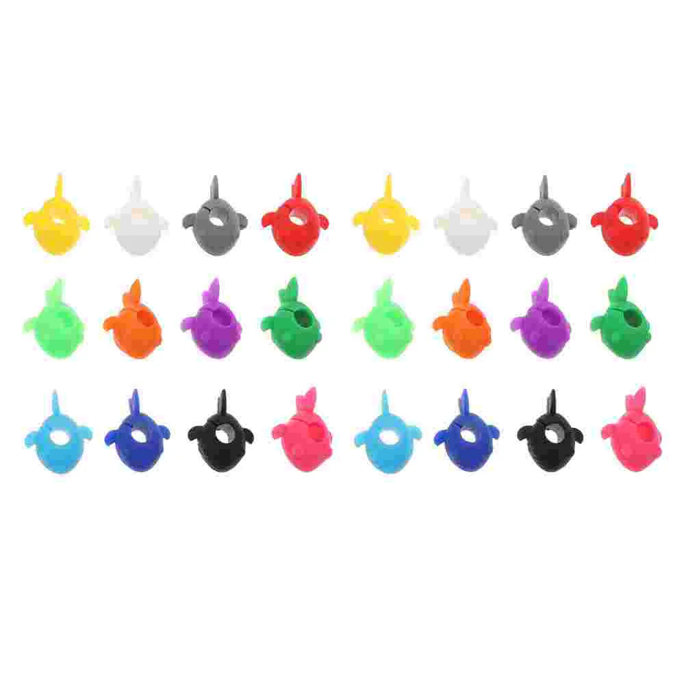 

24 шт. подвески стеклянные идентификаторы товары вечерние (разные цвета)