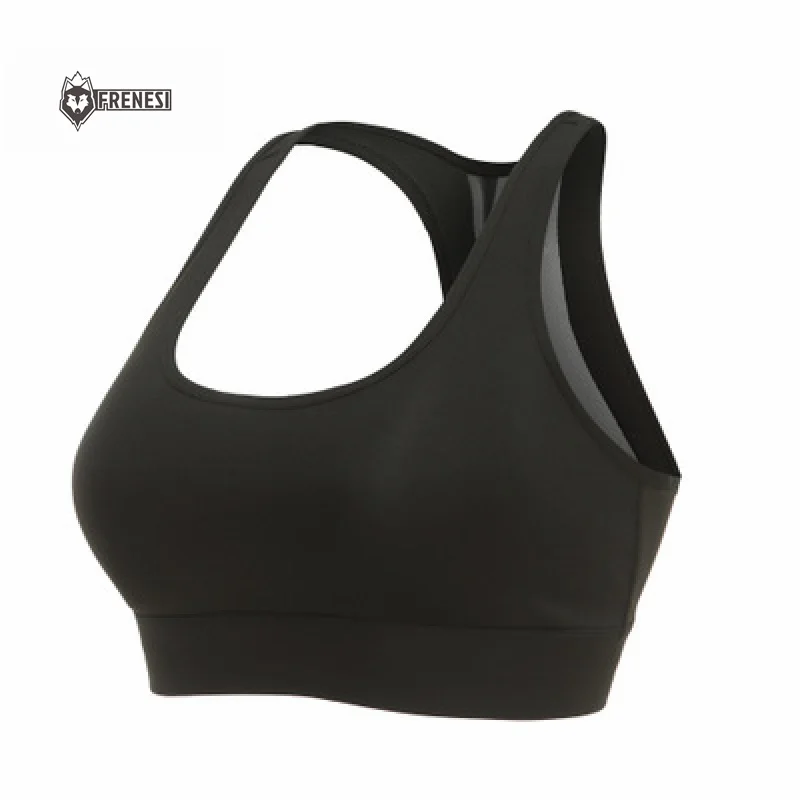 

High Strength Shockproof Large Size Sports Bra Women's Fitness Yoga Without Rims Gathered To Shape And Receive Breasts Underwear