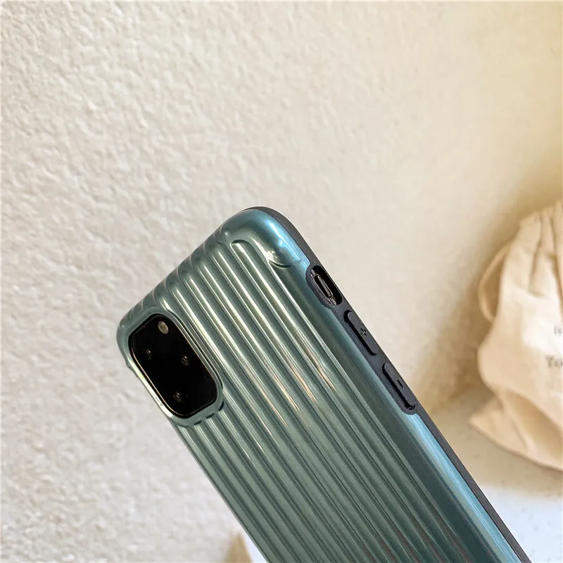 Силиконовый чехол для телефона в форме чемодана iPhone 11 pro X XR XS Max 7 8 Plus Мягкий