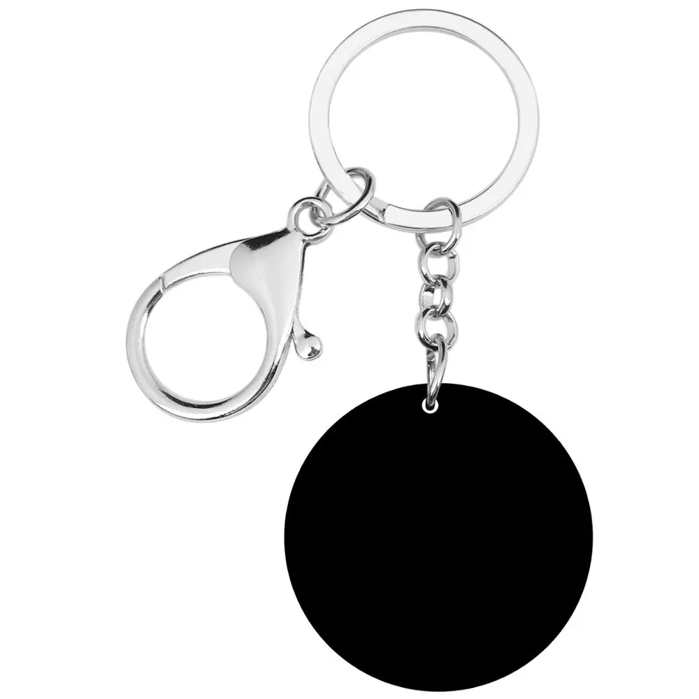 ARWA акриловый Круглый Цветок Пасхальный заяц Кролик Банни брелки брелок с принтом