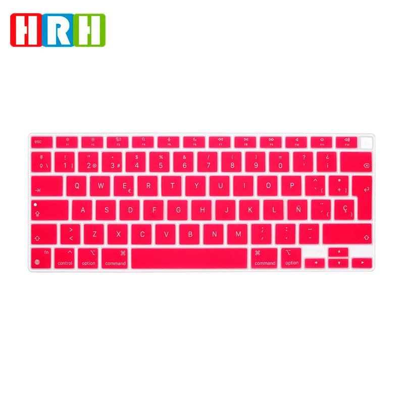 HRH Durable Silicone Spanish Keyboard Skin Cover Protector For MacBook Newest Air 13 A2179 M1 A2337 2020 Release | Компьютеры и офис