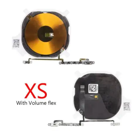 Wireless Charging Coil NFC Signal Antenna Flex For iPhone XS Max XR X Volume Button with Chip Cable | Мобильные телефоны и