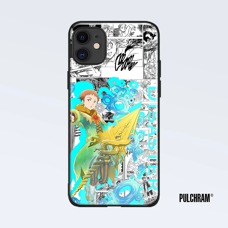 Fairy King Harlequin Nanatsu no Taizai glass phone case for iPhone 6 6s 7 8 x xr xs 11 pro max Samsung S note 8 9 10 20 Plus