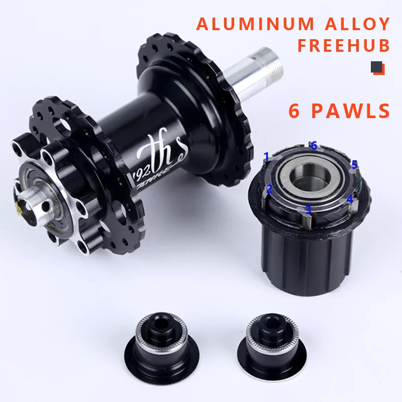 ТАНКЕ 32 отверстия MTB Втулка для велосипеда с герметичными подшипниками, 6 лап, 72 щелчка, алюминиевый сплав с фрихабом для дискового тормоза передней и задней втулки с быстрым отпуском 135 мм.