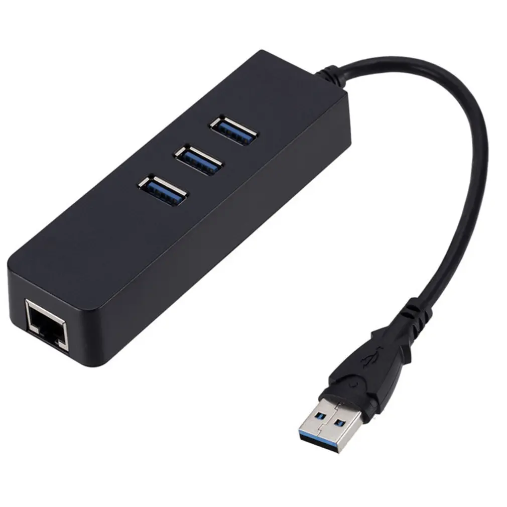 3 порта USB3.0 концентратор типа C к Ethernet LAN RJ45 кабель адаптер сеть Высокоскоростная карта адаптер передачи данных для ПК MacBook