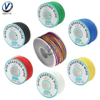 8 colors 30awg wire wrapping wire b 30 1000 ul1423 0 25mm tinned copper solid pvc insulation cable jumper insulation 250m