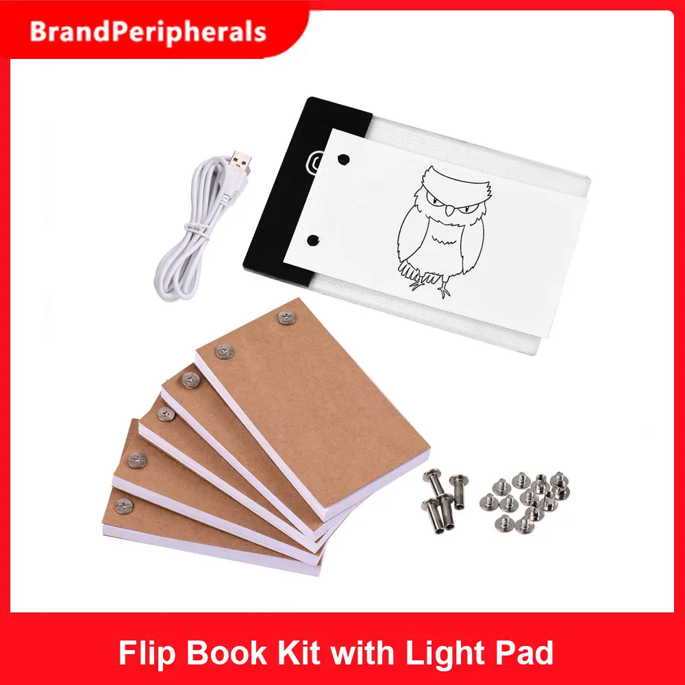 Чехол книжка в комплекте с светильник Pad светодиодный коробка планшет 300 листов