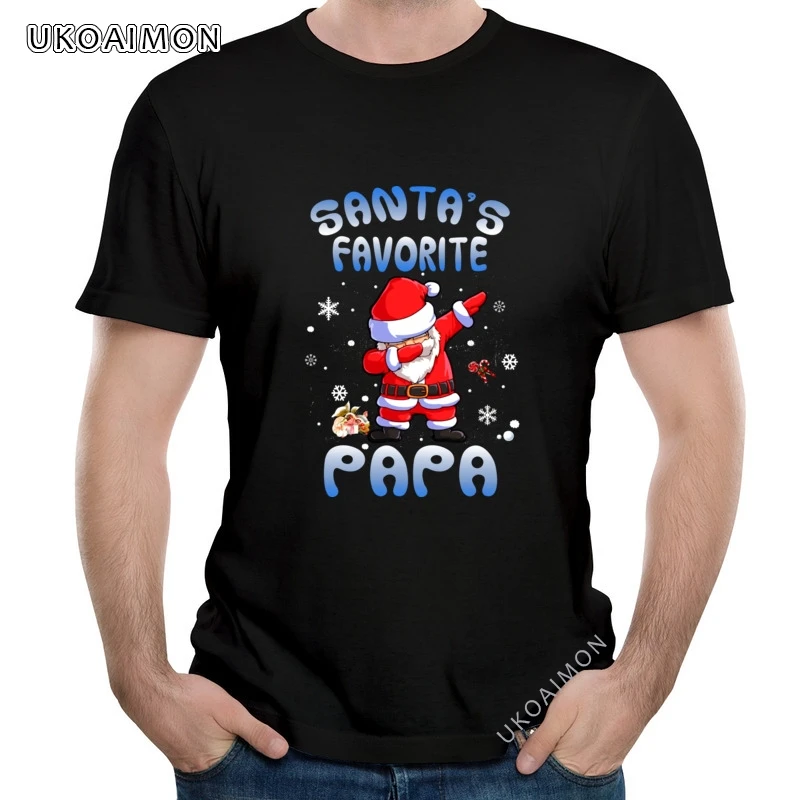 

Новое поступление, мужские футболки с изображением любимого Санты, 100% хлопок, индивидуальные футболки из чистого хлопка, футболки с круглым...