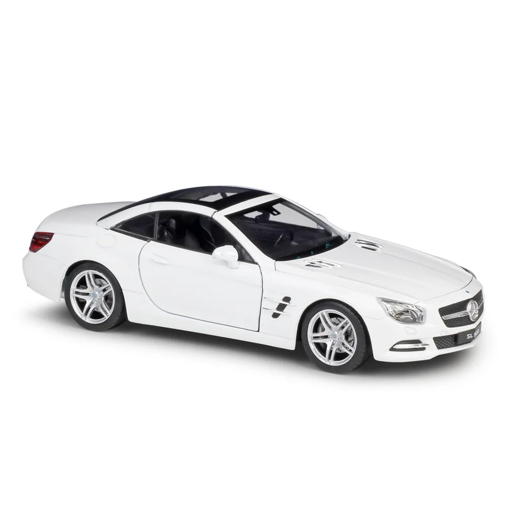 Модель автомобиля Welly 1:24 Mercedes Benz SL500 из сплава игрушечный транспорт с литыми