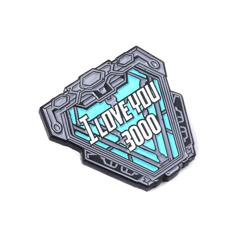 Мстители 4 Железный человек Tony Stark I love you 3000 раз капающая масляная брошь одежда рюкзак памятный значок
