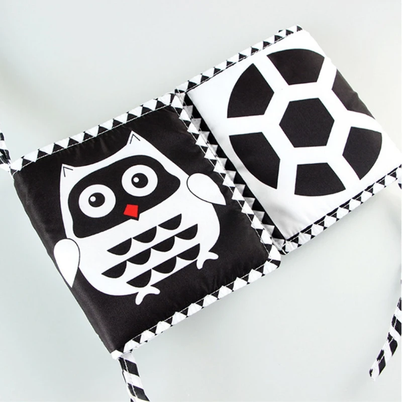 

97BC Soft Baby Cloth Book Early Learning Developmental Baby Toy Teaching Animal Theme Cloth Book Interactive Cartoon Toy
