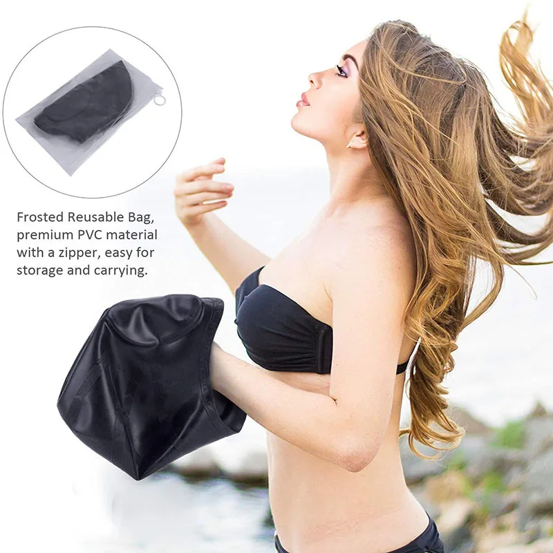 Шапка для плавания взрослых Мужская/Женская силиконовая защиты ушей длительного