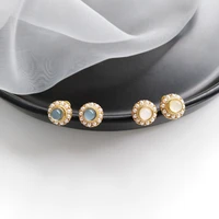 fashion pearl baroque earrings temperament simple retro niche earrings accessories fashion jewelry