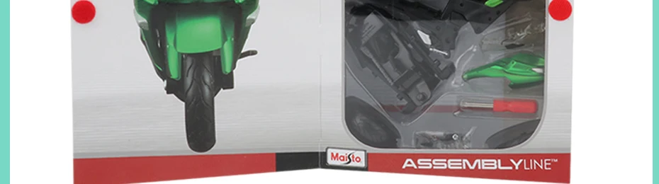 Maisto 1:12 Масштаб мотоцикл модель комплект игрушечный ниндзя ZX-14R в сборе двигатель велосипед строительные наборы Коллекция Игрушки для мальчиков