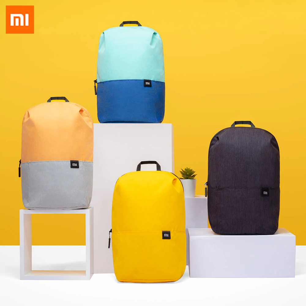 Оригинальный мини рюкзак Xiaomi Mi 7 л/15 л/20 л Вместительная дорожная сумка для мужчин и женщин городской отдыха