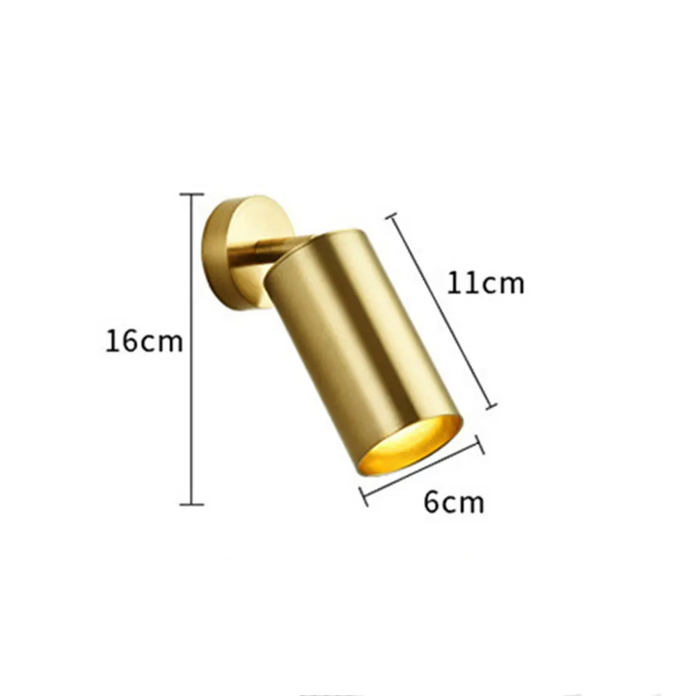 

Creative Personality Spotlight Led Golden Wall Lamp