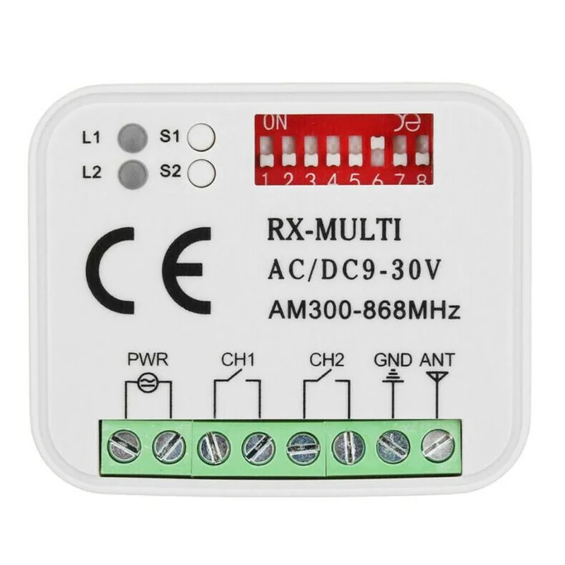 Приемник переключателя дистанционного управления 433 МГц 868 390 RX многочастотный