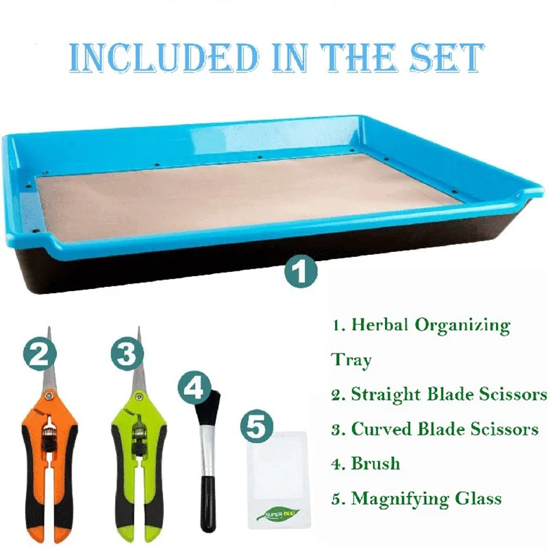 3 5 шт. поднос для отделки бутонов Набор подносов прочного трав экран 150 микрон