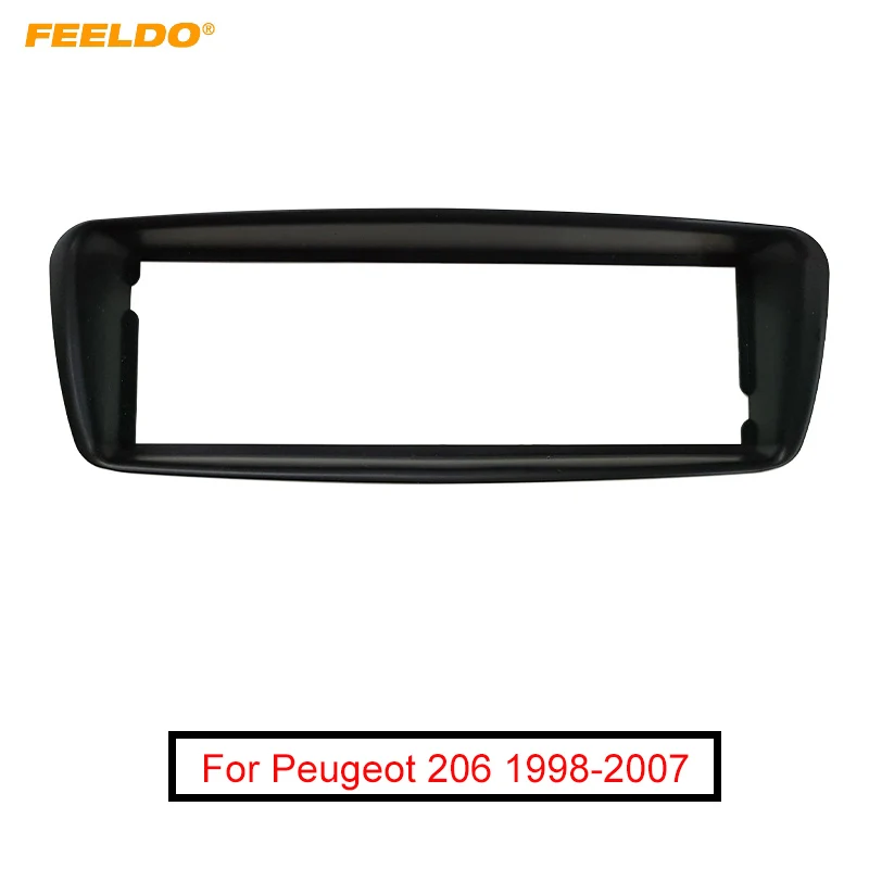 Автомобильная радиоприемник FEELDO для Peugeot 206 1998-2007 стереопластина лицевая панель