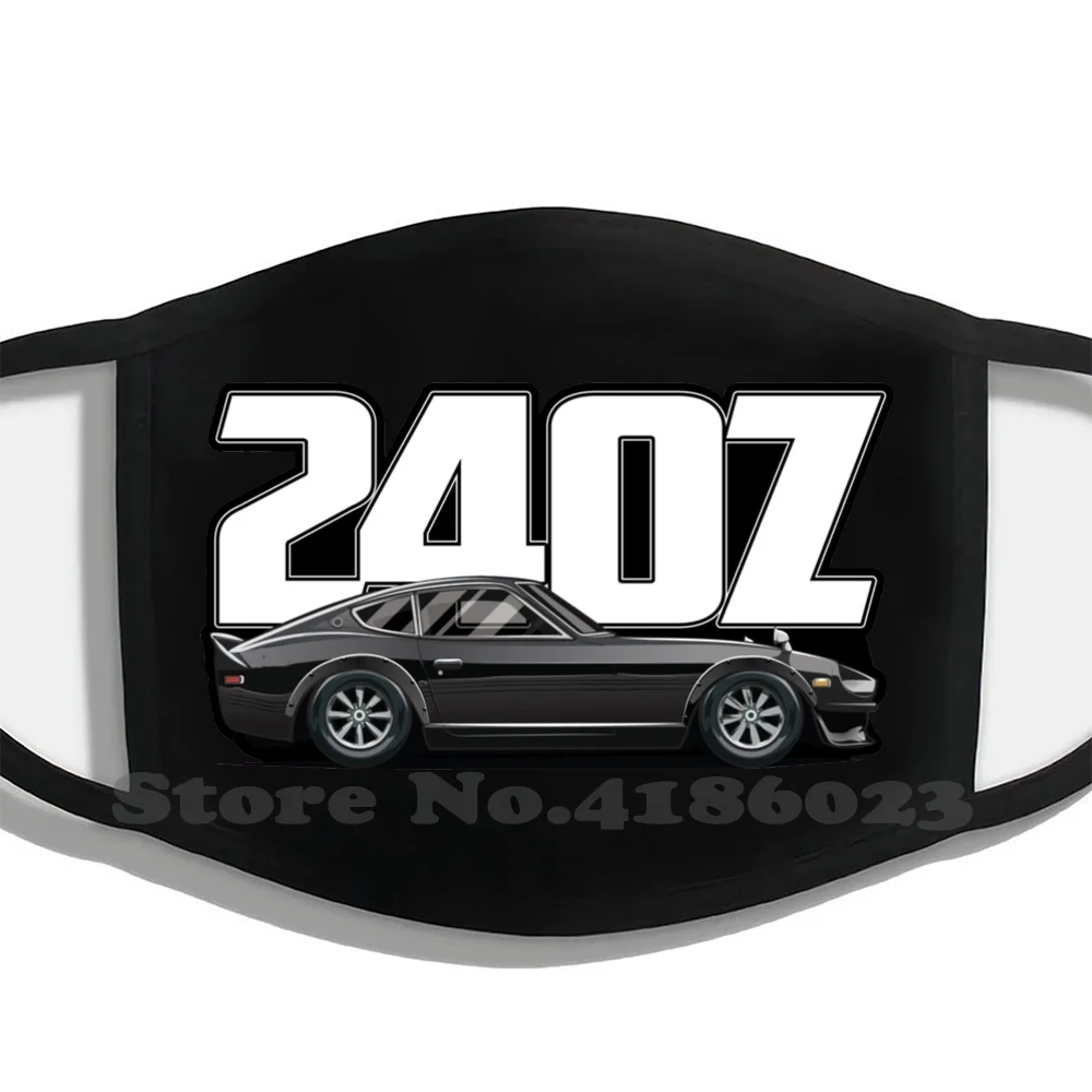 Модная забавная маска для автомобиля Nissan 240Z 240 260 280 гоночная японская двигателя