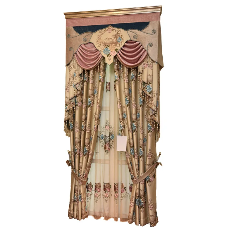 Европейские занавески производители продажа высококачественные жаккардовые