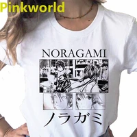 japanese anime noragami fashion print ladies t shirt casual basics o collar white shirt short sleeve ladies t shirtsdrop ship