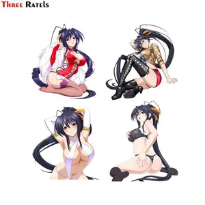 Наклейка для ноутбука Three Ratels FC542 Akeno Himejima для старшей школы аниме секс-девушка наклейка для apple macbook
