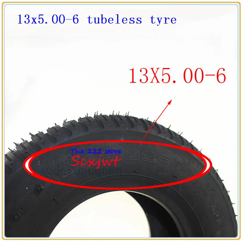 Аксессуары для мотоциклетных колес ATV 168 бескамерные шины карт косилки 13x 6 дюймов