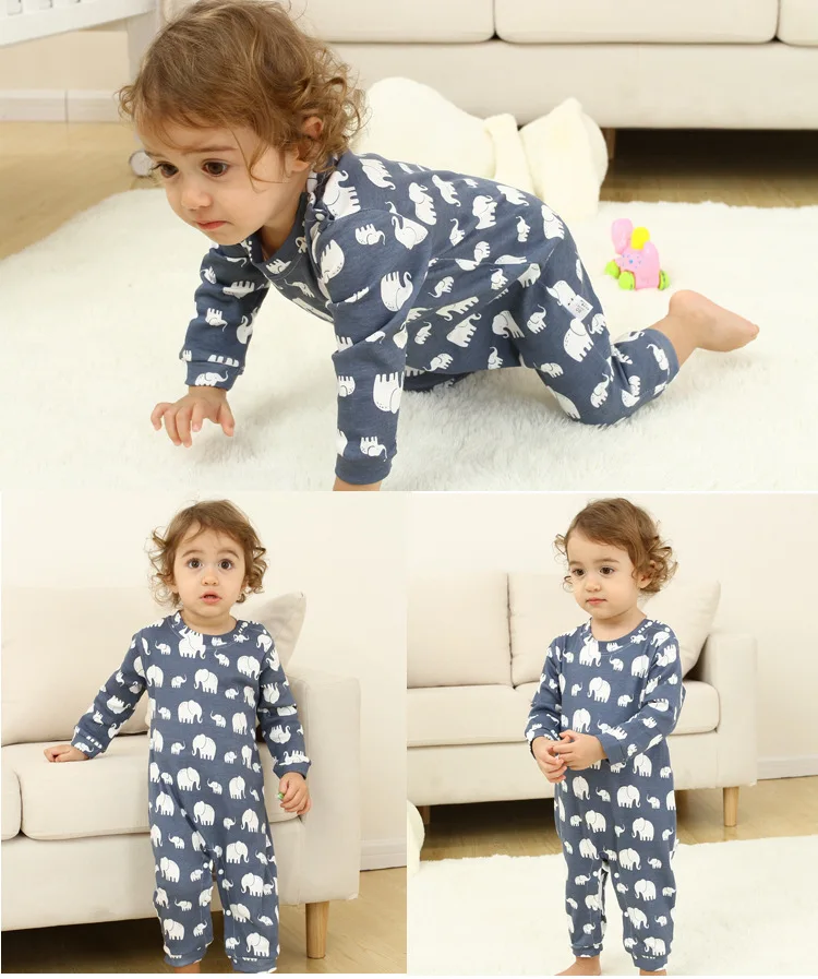 2022 Newborn Baby Spring-Autumn Cotton Clothing Orangemom Baby Christmas Gift Romper Boys Animal Costumes Boutique Pajama Roupa