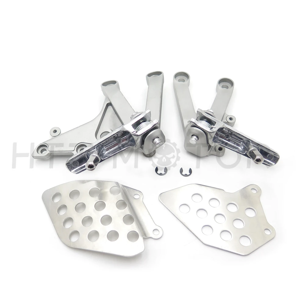 Черный Передний наездник подножки Кронштейн Подходит для Honda Cbr 600Rr Rr 2007 2008-2011 2009