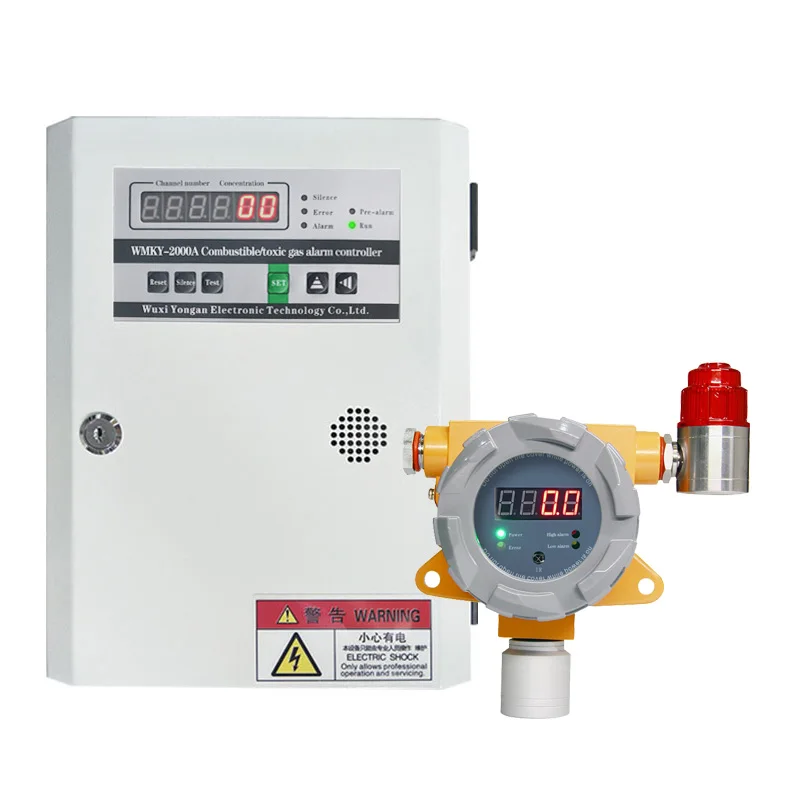 

Fixed Multigas Leak Detector Integrated Toxic Combustible Gas Safety Controller